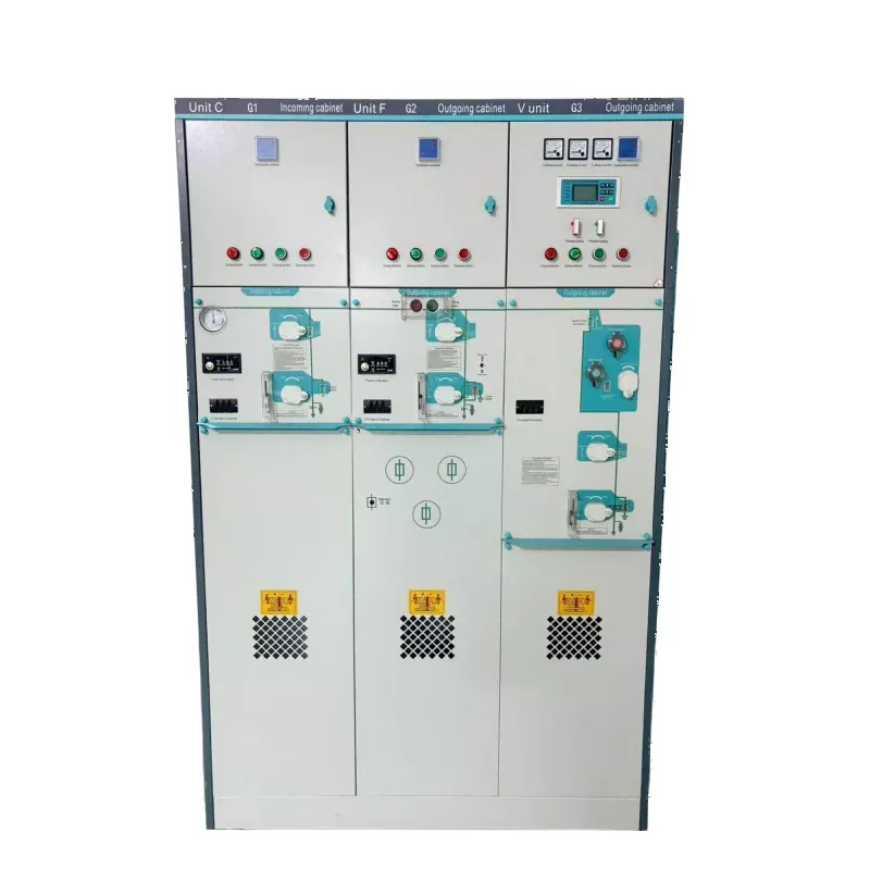 Unitate principală cu inel electric etanșat complet izolat SF6 de medie tensiune Aparatură de comutare compactă